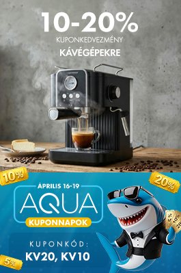 10-20% Kuponkedvezmény kávégépekre