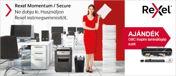 Rexel Momentum iratmegsemmisítők