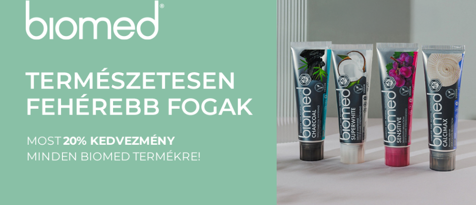 Természetesen fehérebb fogak - most 20% kedvezménnyel.
