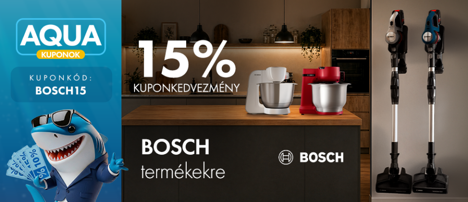 15% Kuponkedvezmény BOSCH termékekre