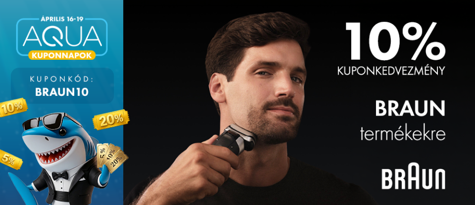 10% Kuponkedvezmény Braun termékekre