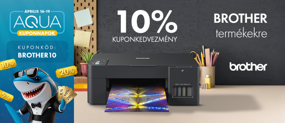 10% Kuponkedvezmény Brother termékekre
