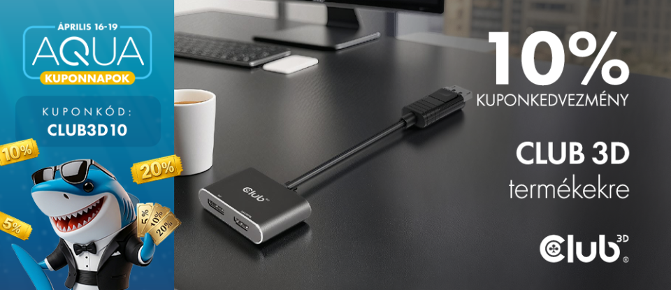 10% Kuponkedvezmény Club 3D termékekre