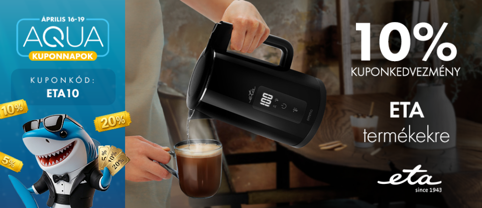 10% Kuponkedvezmény Eta termékekre