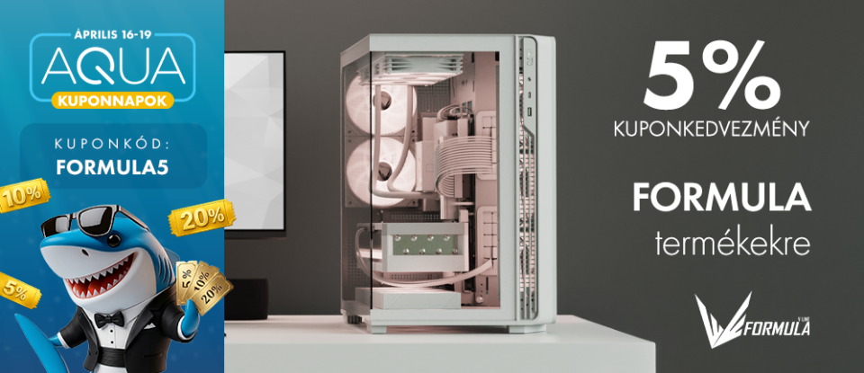 5% Kuponkedvezmény Formula termékekre