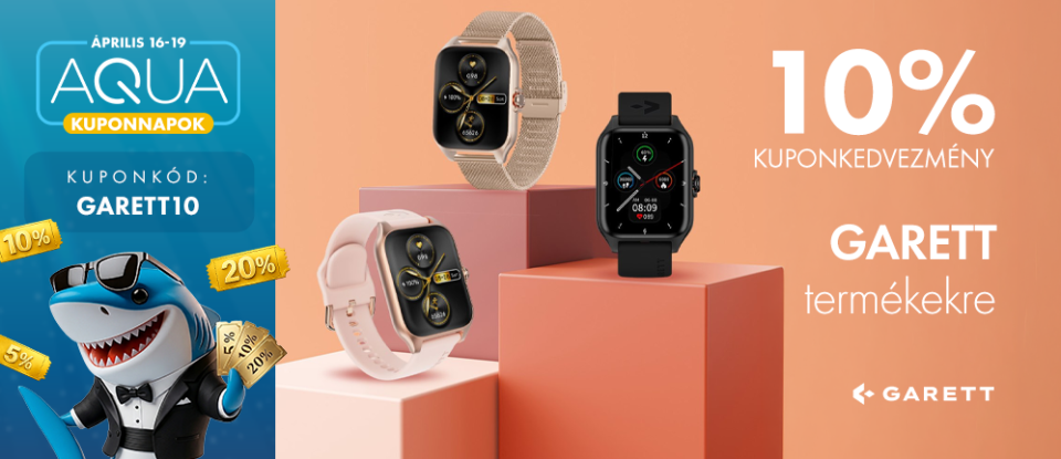 10% Kuponkedvezmény Garett termékekre