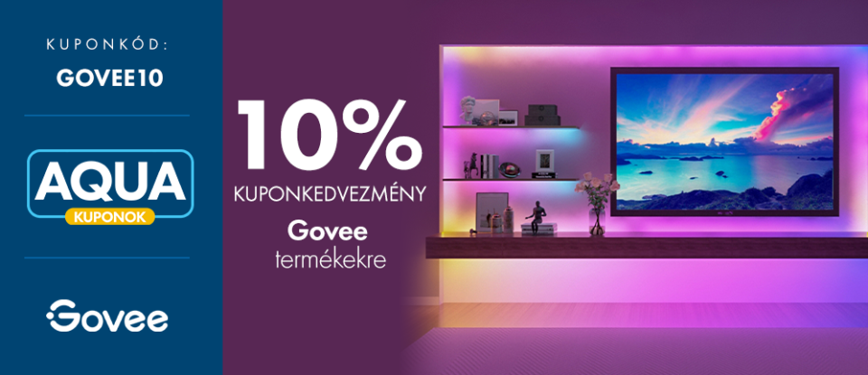 ​​​​​​​Govee termékek 10% kuponkedvezménnyel!