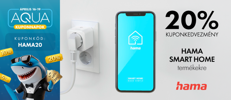 20% Kuponkedvezmény Hama Smart Home termékekre