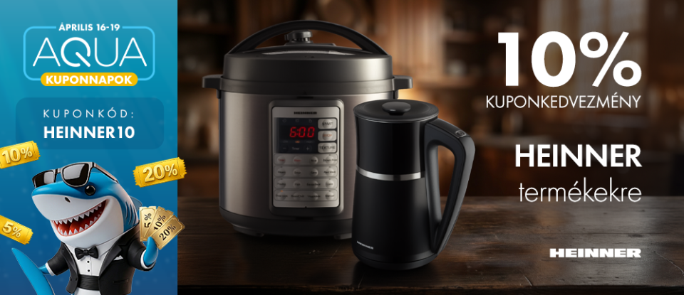 10% Kuponkedvezmény Heinner termékekre