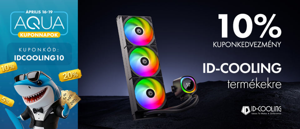 10% Kuponkedvezmény ID-Cooling termékekre