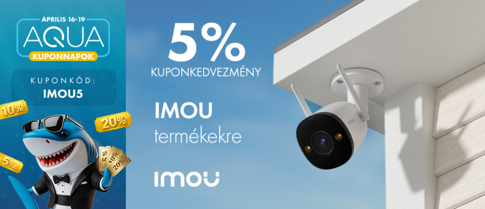 5% Kuponkedvezmény IMOU termékekre