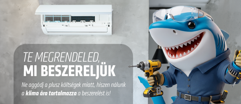 Vásárolj klímát beszereléssel!