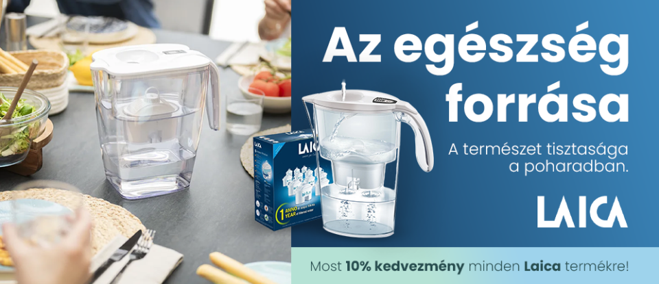 Laica – az egészséges élet első lépése, egy csepp vízben.