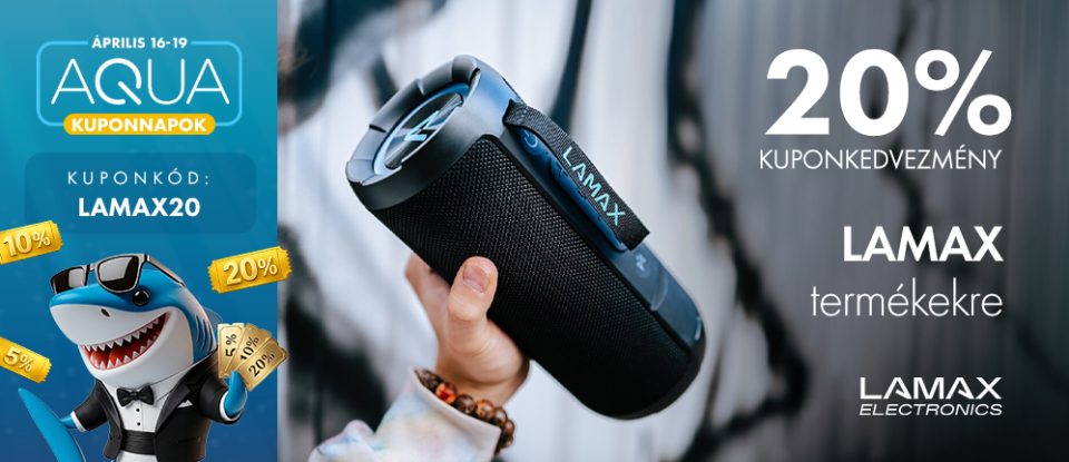 20% Kuponkedvezmény Lamax termékekre