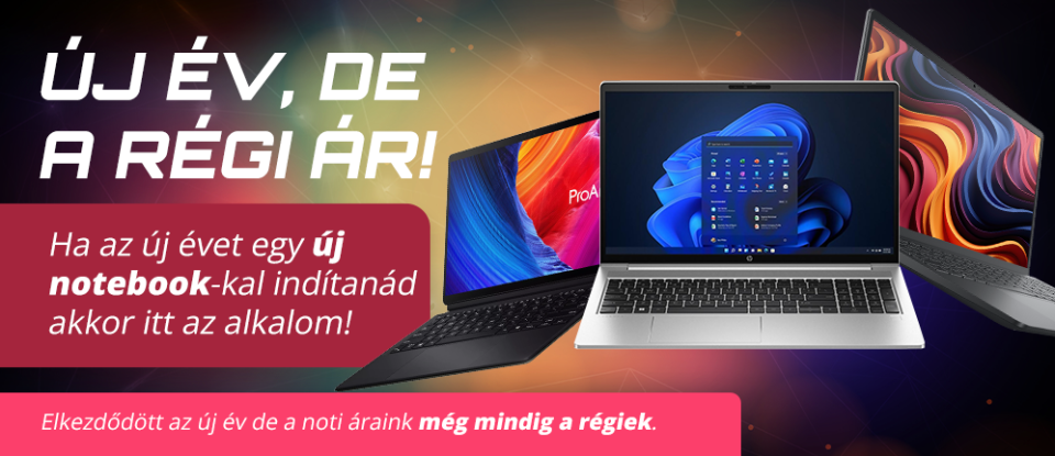 Új év, új notebook!