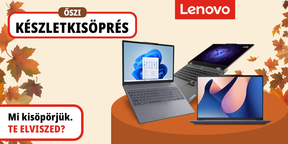 Lenovo őszi készletkisöprés