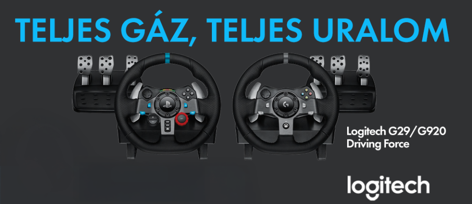 Logitech G kormányok 