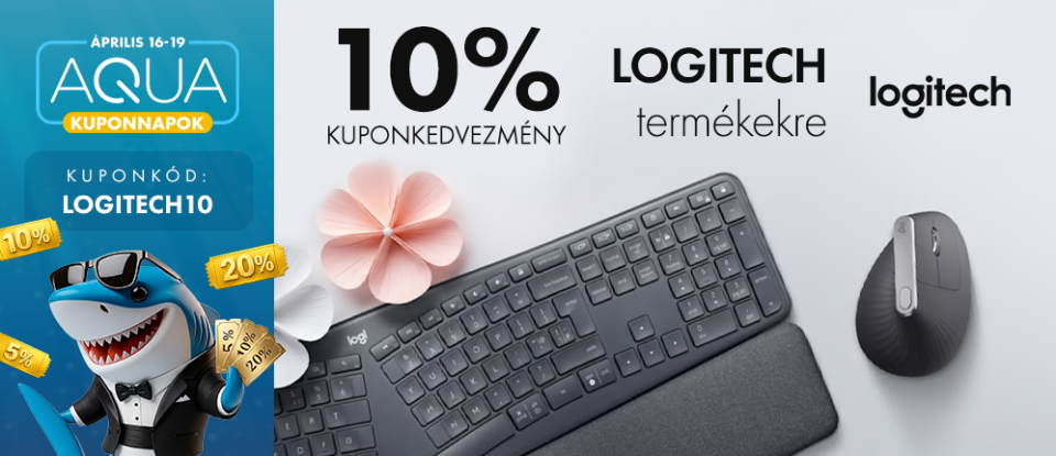 10% Kuponkedvezmény Logitech termékekre