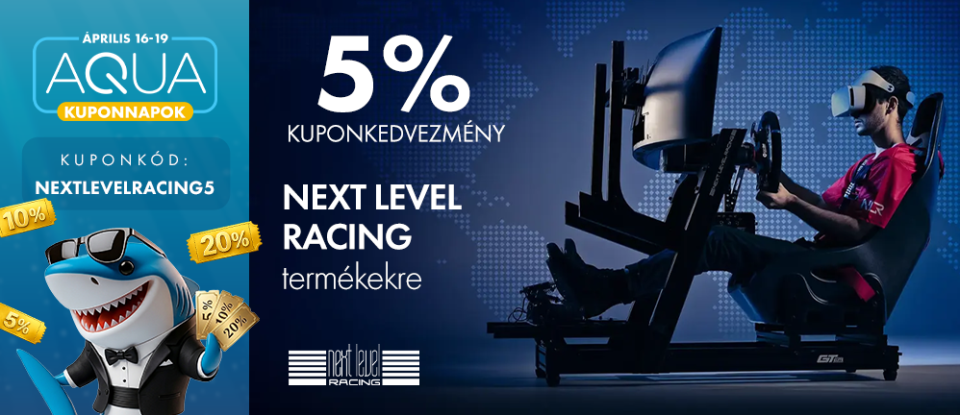 5% Kuponkedvezmény Next Level Racing termékekre