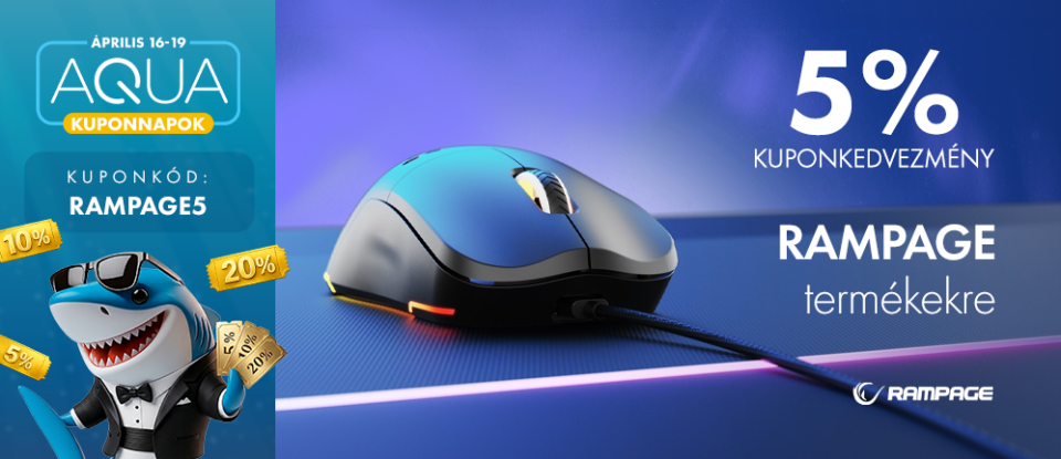 5% Kuponkedvezmény Rampage termékekre