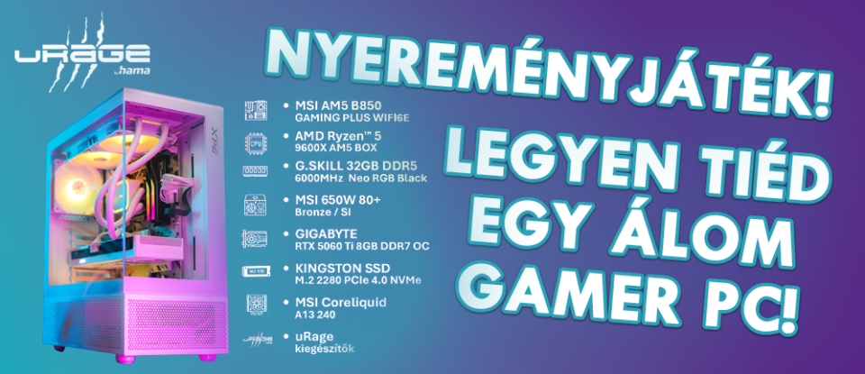 uRage nyereményjáték