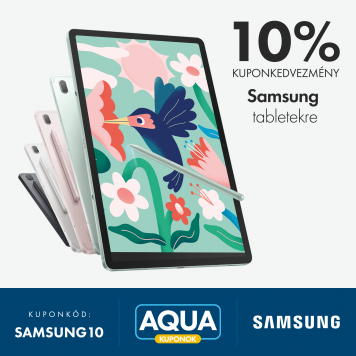 Samsung Tabletek 10% kuponkedvezménnyel