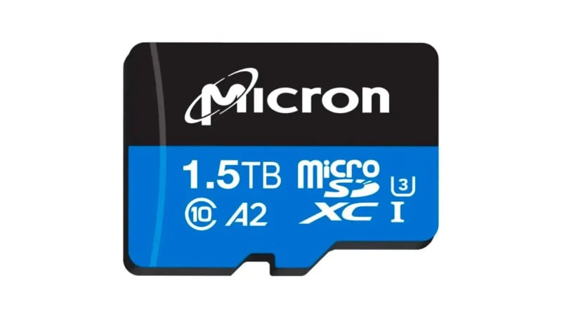 SSD-ket megszégyenítő méretű microSDXC kártyát villantott a Micron