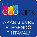 EPSON EcoTank - akár 3 évre elegendő tintával*